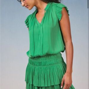 Current Air Zoey pleated mini dress